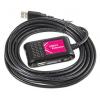 Prodlužovací kabel USB, počet portů USB: 2, standard: USB 2.0 USB Roline 5 m Prodlužovací kabel USB, počet portů USB: 2, standard: USB 2.0 USB Roline 5 m