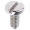RS PRO Šroub s nízkou půlkulovou hlavou Drážka, Obyčejný, Nerezová ocel hlavice Kónická 8.0 mm