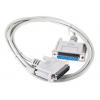 Roline Sériový kabel, A: Vnější délka 1.8 m, A: D-sub 25kolíkový, B: Vnitřní, B: DB25, Polyvinylchlorid Roline Sériový kabel, A: Vnější délka 1.8 m, A: D-sub 25kolíkový, B: Vnitřní, B: DB25, Polyvinylchlorid