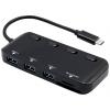 Roline 14.02.5059 USB Hub 3 porty USB-A, SD, microSD USB 3.2 Gen1 5 GBit/s černá