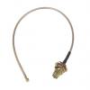 Koaxiální kabel, řada: CBA, Černá, A: UFL Vnitřní, B: SMA, Přímý 150 mm RF Solutions Koaxiální kabel, řada: CBA, Černá, A: UFL Vnitřní, B: SMA, Přímý 150 mm RF Solutions