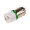RS PRO Kontrolka barva světla Zelená, objímka žárovky: BA9 Jednočipové, průměr: 10 mm, 48 V ac, 48V dc RS PRO Kontrolka barva světla Zelená, objímka žárovky: BA9 Jednočipové, průměr: 10 mm, 48 V ac, 48V dc