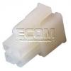Zásuvka H5150-04PDW000R, 2×2, rozteč 4,2 mm, bílá