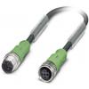 Phoenix Contact SAC-3P-M12MS/10,0-PUR/M12FS upravený zástrčkový konektor pro senzory - aktory, 1694091, piny: 3, 10.00 m, 1 ks