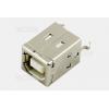 Konektor USB B zásuvka 2×2, 180°, pozlacený, bílý