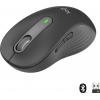 Logitech Signature M650 L optická myš, přenos bezdrátový, Bluetooth®, 5 tlačítko, 4000 dpi, grafitová