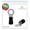 Quadrios 22C453 kulaté kabelové oko Průřez (max.)=4.0 mm² Ø otvoru=6.5 mm částečná izolace černá 1 sada Quadrios 22C453 kulaté kabelové oko Průřez (max.)=4.0 mm² Ø otvoru=6.5 mm částečná izolace černá 1 sada