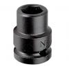 Nástrčkový klíč 12.7 mm pohon 22.23 mm Standardní nástrčná hlavice Čtvercový, celková délka: 38mm Facom Nástrčkový klíč 12.7 mm pohon 22.23 mm Standardní nástrčná hlavice Čtvercový, celková délka: 38mm Facom