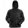 Mikina s kapucí Muži, SC: XL, SC: 460 to 480 mm, Černá, Polyester Přetažení Snickers, řada: FlexiWork, EUR: 460 to 480