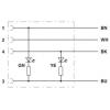 Phoenix Contact SAC-4P- 1,5-PUR/M12FS-2L připojovací kabel pro senzory - aktory, 1694800, piny: 4, 1.50 m, 1 ks Phoenix Contact SAC-4P- 1,5-PUR/M12FS-2L připojovací kabel pro senzory - aktory, 1694800, piny: 4, 1.50 m, 1 ks