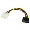 Kabel SATA Vnější 6 in StarTech.com, A: LP4 Vnitřní, B: Napájení SATA Kabel SATA Vnější 6 in StarTech.com, A: LP4 Vnitřní, B: Napájení SATA