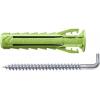 Fischer 567871 SX Plus Green rozpěrná hmoždinka 30 mm 6 mm 8 ks Fischer 567871 SX Plus Green rozpěrná hmoždinka 30 mm 6 mm 8 ks
