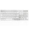 Klávesnice, model: 301 MAC, Bezdrátové, Bílá, Bluetooth Mac Qwerty x 28 mm x 114mm Ceratech Klávesnice, model: 301 MAC, Bezdrátové, Bílá, Bluetooth Mac Qwerty x 28 mm x 114mm Ceratech