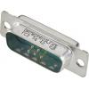 FCI D-SUB DA7W2PA00LF D-SUB hybridní konektor 180 ° Pólů: 7 pájené 1 ks