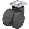 Blickle 842676 LKDB-PUA 50G-RA-P20 Dvojité plastové otočné pojezdové kolečko Ø kola: 50 mm nosnost (max.): 50 kg 1 ks Blickle 842676 LKDB-PUA 50G-RA-P20 Dvojité plastové otočné pojezdové kolečko Ø kola: 50 mm nosnost (max.): 50 kg 1 ks
