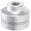 Zásuvka 3/8 in pohon 30 mm 6 bodů Čtvercový Facom Zásuvka 3/8 in pohon 30 mm 6 bodů Čtvercový Facom