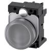 Siemens Indikátor, řada: SIRIUS ACT 3SU11 Montáž do panelu LED Čirá, průměr výřezu: 22 mm IP20, IP67, IP69, IP66 Kulatý Siemens Indikátor, řada: SIRIUS ACT 3SU11 Montáž do panelu LED Čirá, průměr výřezu: 22 mm IP20, IP67, IP69, IP66 Kulatý