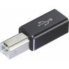 Renkforce USB 2.0 konektor [1x Zásuvka USB 2.0 C - 1x USB 2.0 zástrčka B] USB-C® Female to USB B Male converter connector, Black