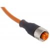 Kabel ovladače snímače, A: Vnitřní, A: Rovný 4, B: Bez koncovky, 250V, IP65, IP67, řada: RKT Lumberg Automation