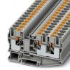 Phoenix Contact Napájení přes svorkovnici 3208746, řada: PT 10, 1kV Šedá 16mm² 1 Zásuvný IECEx/ATEX Phoenix Contact Napájení přes svorkovnici 3208746, řada: PT 10, 1kV Šedá 16mm² 1 Zásuvný IECEx/ATEX