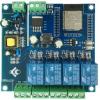 Komunikační a bezdrátový vývojový nástroj Relay Control Card Wi-Fi, Bluetooth ESP32-RELAY04 Seeit, klasifikace: Modul, Komunikační a bezdrátový vývojový nástroj Relay Control Card Wi-Fi, Bluetooth ESP32-RELAY04 Seeit, klasifikace: Modul,