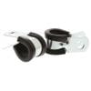 JCS Spona tvaru P 10 mm (vnitřní prům.), Černá, Pryž, Zinkovaná ocel JCS Spona tvaru P 10 mm (vnitřní prům.), Černá, Pryž, Zinkovaná ocel
