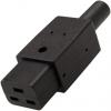 RS PRO Konektor IEC C19, orientace těla: Rovný, Kabel Vnitřní, 250V 16A RS PRO Konektor IEC C19, orientace těla: Rovný, Kabel Vnitřní, 250V 16A