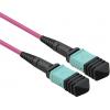 Value 21.99.1102 optické vlákno optické vlákno kabel 5.00 m fialová [1x zástrčka MPO - 1x zástrčka MPO] 50/125 µ Multimode OM4