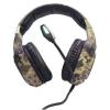 Berserker Gaming ARMY THOR Gaming Sluchátka Over Ear kabelová stereo černá, zelená regulace hlasitosti