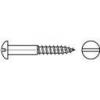 TOOLCRAFT TO-5446599 půlkulaté šrouby do dřeva 2.5 mm 25 mm příruba DIN 96 mosaz 500 ks