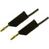 Hirschmann Test & Measurement MLN 200/2,5 SW měřicí kabel lamelová zástrčka 4 mm lamelová zástrčka 4 mm 2.00 m černá 1 ks