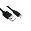 RS PRO Kabel USB do zásuvky IC Vnější, řada: RS PRO, A: USB typu A, 3 m Vnější, Černá, B: Micro USB typ B
