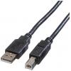 Roline USB kabel USB 2.0 USB-A zástrčka, USB-B zástrčka 3.00 m černá stíněný 11.02.8830
