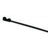 Stahovací páska Uvnitř vroubkované 113-01810 T18MR-PA66-BK 110 mm 2.5mm Černá Nylon 66 HellermannTyton