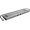 ICY BOX USB-C® dokovací stanice IB-DK2106a-CPD, USB Type-C® 11 in 1 Notebook DockingStation mit 3 Videoausgabe