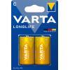 Baterie Varta 4114 LONGLIFE, R14, 1,5 V, alkalická, 2 ks Baterie Varta 4114 LONGLIFE, R14, 1,5 V, alkalická, 2 ks