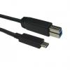 RS PRO Kabel USB Vnější, A: USB typu C, 1 m Vnější, Černá, B: USB B RS PRO Kabel USB Vnější, A: USB typu C, 1 m Vnější, Černá, B: USB B