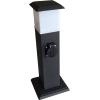 Zásuvkový sloupek 2× 16 A se světlem E14, IP44, 390 mm Zásuvkový sloupek 2× 16 A se světlem E14, IP44, 390 mm