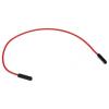 Pomona Propojovací kabel, Červená 3A, délka kabelů: 6 in, 45V ac, Polyvinylchlorid