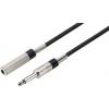 Monacor 0060730 jack audio prodlužovací kabel [1x jack zástrčka 6,3 mm (mono) - 1x jack zásuvka 6,3 mm (mono)] 6 m černá