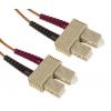 RS PRO Optický kabel 125 μm 2 m Nízko dýmivý bezhalogenový plášť, Oranžová RS PRO Optický kabel 125 μm 2 m Nízko dýmivý bezhalogenový plášť, Oranžová