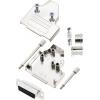 encitech MHDM35-15-HDS26-K 6355-0060-12 sada D-SUB zásuvková lišta 180 ° Pólů: 26 pájecí kalíšek 1 sada