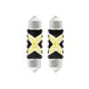 Autožárovka LED Festoon C5W 12/24V AMIO 04238 bílá 2ks