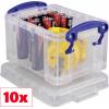 Really Useful Box úložný box 0.3C transparentní 300 l (š x v x h) 120 x 65 x 85 mm 10 ks Really Useful Box úložný box 0.3C transparentní 300 l (š x v x h) 120 x 65 x 85 mm 10 ks