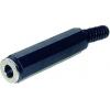 TRU COMPONENTS 1559783 jack konektor 6.35 mm spojka, rovná Pólů: 3 stereo černá 1 ks TRU COMPONENTS 1559783 jack konektor 6.35 mm spojka, rovná Pólů: 3 stereo černá 1 ks