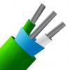 RS PRO Termočlánkový kabel/drát K 105 °C Polyvinylchlorid 25 m Stíněný, prameny vodičů: 7 x 0.2 mm