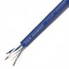 Audio kabel, řada: classic quad mic 4žilový Stíněný, vnější průměr: 6 mm OD plocha průřezu 0.08 mm Van Damme, Modrá 100