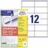 Avery-Zweckform 6175-65 univerzální etikety 105 x 48 mm papír bílá 65 listů trvalé inkoustová tiskárna, laserová tiskárna, barevná laserová tiskárna, kopírka, Avery-Zweckform 6175-65 univerzální etikety 105 x 48 mm papír bílá 65 listů trvalé inkoustová tiskárna, laserová tiskárna, barevná laserová tiskárna, kopírka,