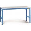 Manuflex LU4033.5012 ESD ESD pracovní stůl Univerzální standardní základní stůl s kaučuk, Šxhxv = 1250 x 800 x 760-870 mm světle modrá (RAL 5012) Manuflex LU4033.5012 ESD ESD pracovní stůl Univerzální standardní základní stůl s kaučuk, Šxhxv = 1250 x 800 x 760-870 mm světle modrá (RAL 5012)