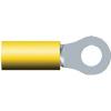 Očková koncovka, řada: PLASTI-GRIP, pokovení: Cín, M5, Žlutá, 105 °C, min. AWG: 12 AWG, max. AWG: 10 AWG, Izolované, TE